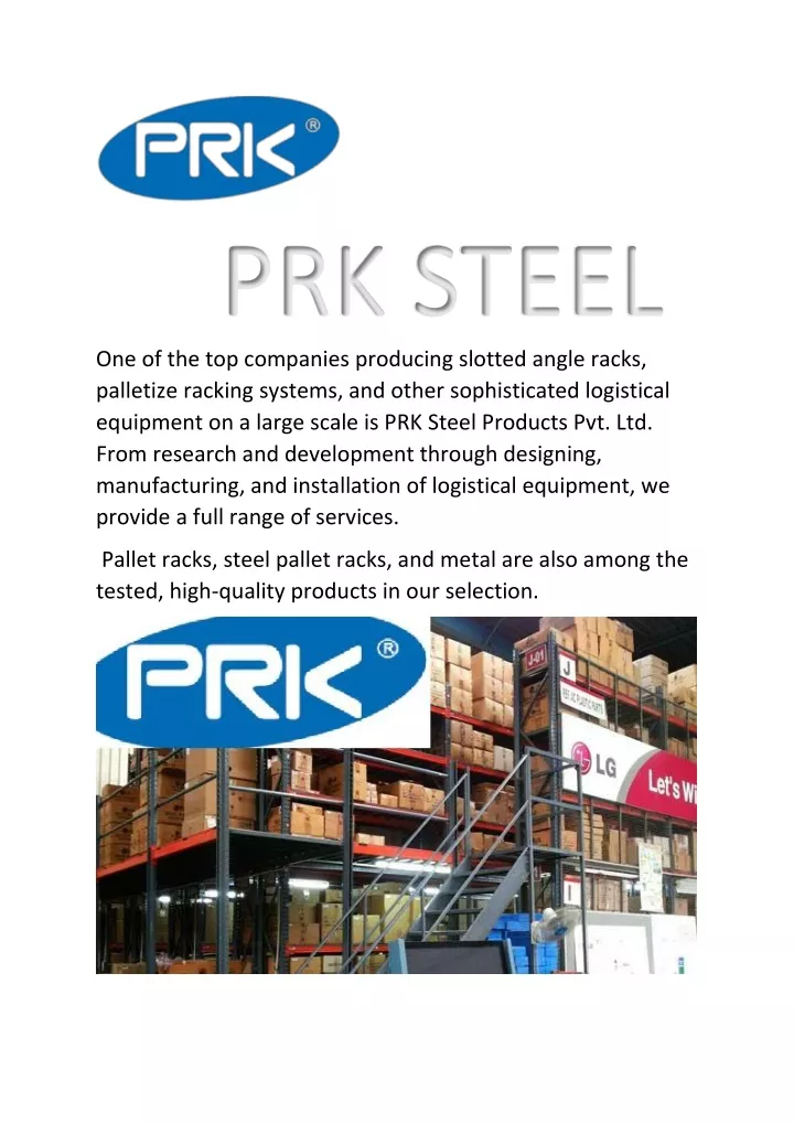 prk steel prk steel one of the top companies