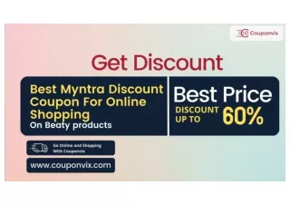 Best Myntra Coupon For Online shopping