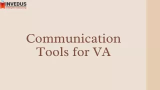 communication tools for va