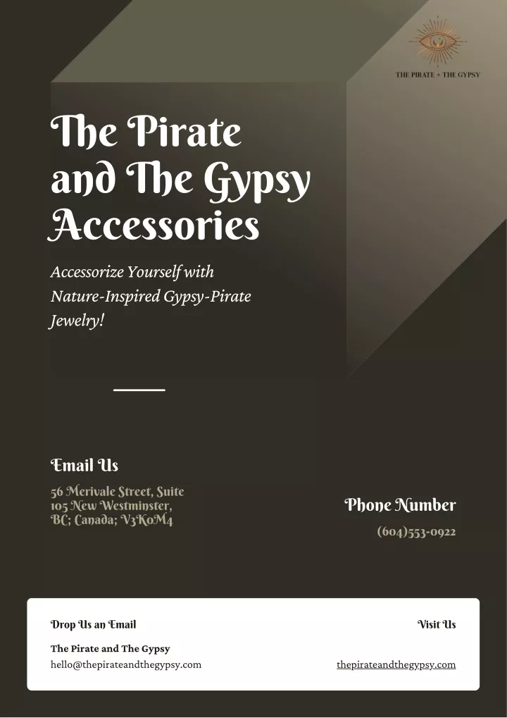 the pirate and the gypsy accessories