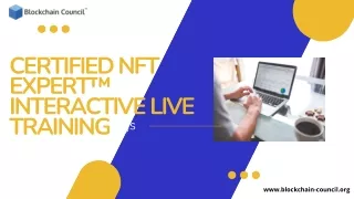 Certified NFT Expert™ Interactive Live Training | Blockchain Council