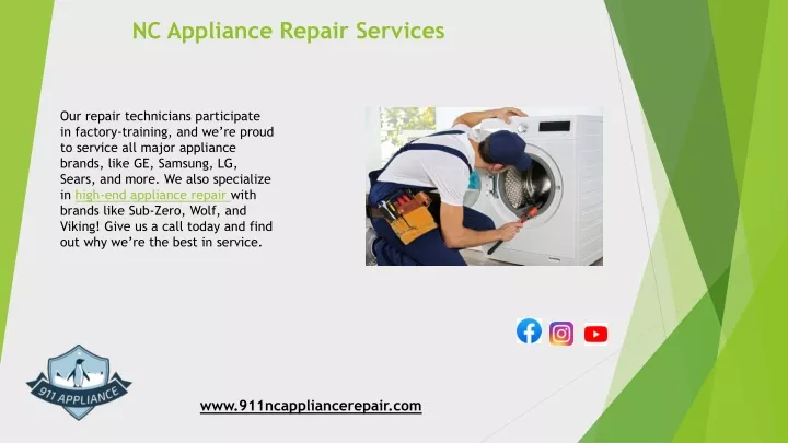 nc appliance repair services