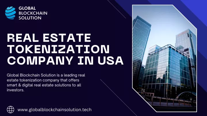 real estate tokenization company in usa