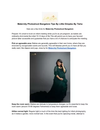 _Maternity Photoshoot Bangalore Tips By Little Dimples By Tisha (1)