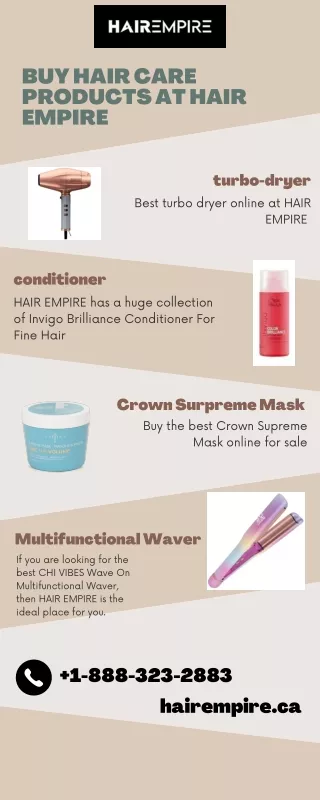 Buy Hair Care Products at HAIR EMPIRE