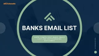 banks email list