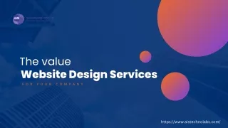 The Value of Website Design Services for Your Company