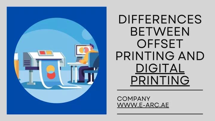 differences between offset printing and digital