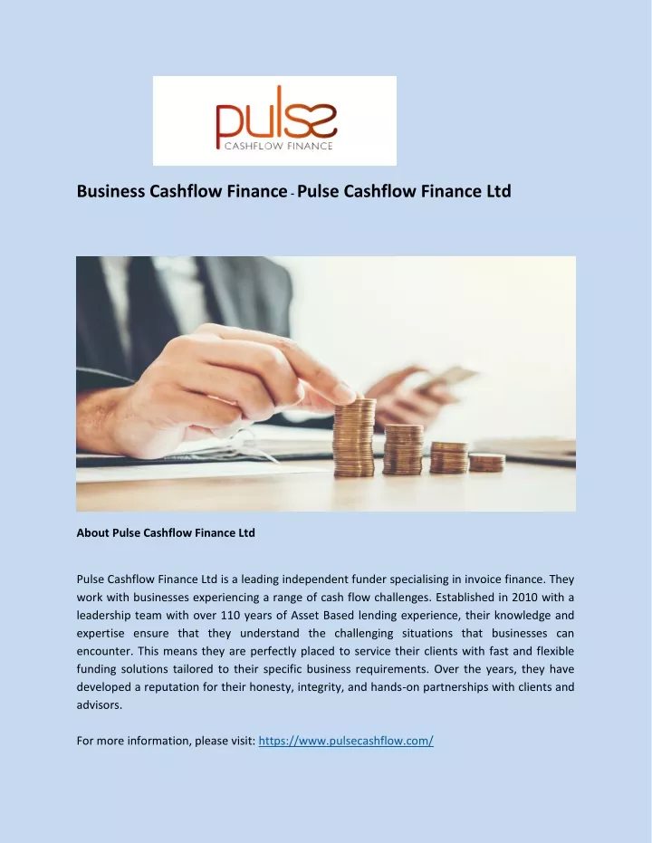 business cashflow finance pulse cashflow finance