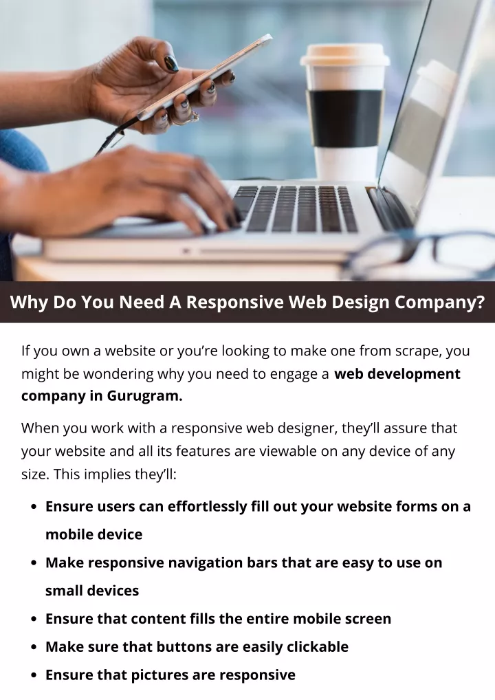 why do you need a responsive web design company