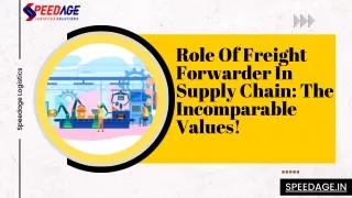 Responsibilities of the forwarder in freight !! Speedage Logistics Solutions