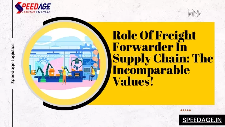role of freight forwarder in supply chain