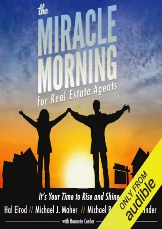 D!ownload Epub The Miracle Morning for Real Estate Agents: It's Your Time t