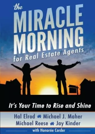 pdF d!OWNLOAD The Miracle Morning for Real Estate Agents: It's Your Time to