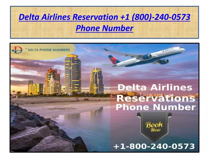 delta airlines reservation 1 800 240 0573 phone number