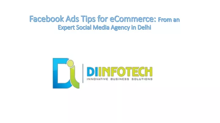 facebook ads tips for ecommerce f rom an expert social media agency in delhi