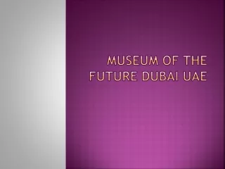 museum of the future dubai uae