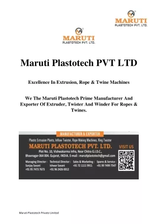 Maruti Plastotech