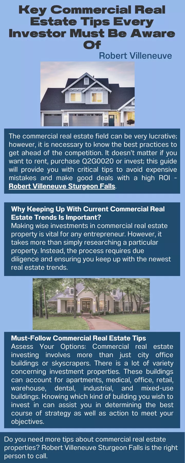 key commercial real estate tips every investor