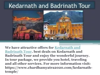 How to book Kedarnath and Badrinath tour, the most popular packages of Do Dham.