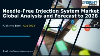 needle free injection system market global analysis and forecast to 2028
