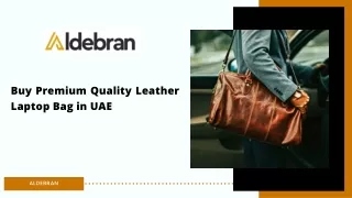 Buy Premium Quality Leather Laptop Bags in UAE