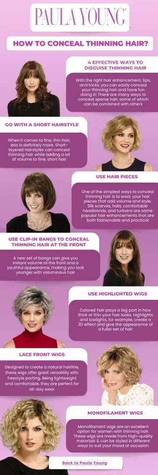 how to conceal thinning hair how to conceal