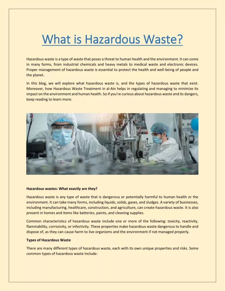 what is hazardous waste what is hazardous waste