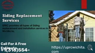 Siding Replacement Services Toll Free Number  1(316)554-0606