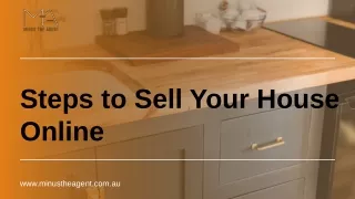 Steps to Sell Your House Online