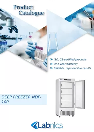 deep freezer ndf 100