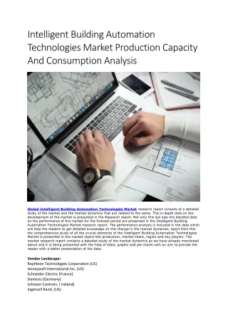 intelligent building automation technologies