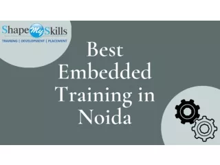 Best Institute | Embedded Training in Noida | ShapeMySkills