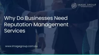 Why Do Businesses Need Reputation Management Services