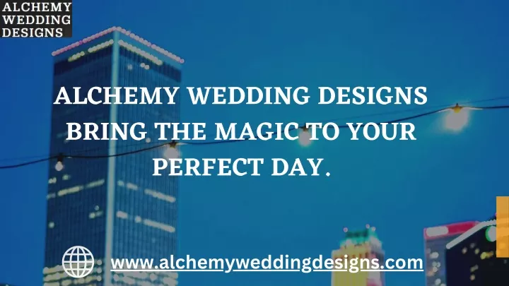 alchemy wedding designs bring the magic to your