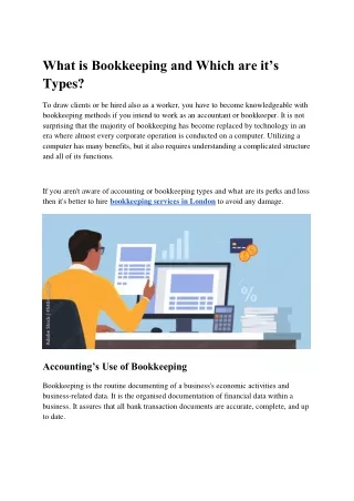 What is Bookkeeping and Which are its Types