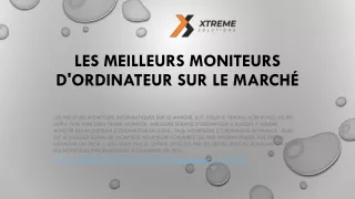 Les Meilleurs Moniteurs D'ordinateur Sur Le Marché