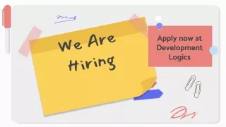 apply now at development logics
