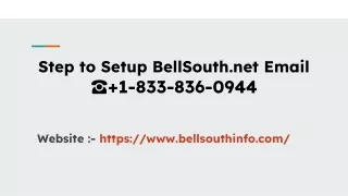 step to setup bellsouth net email 1 833 836 0944