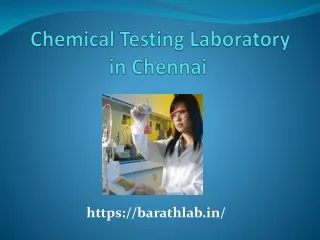 Chemical Testing Laboratory in Chennai