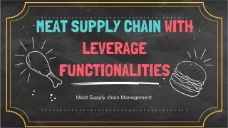 Meat supply chain