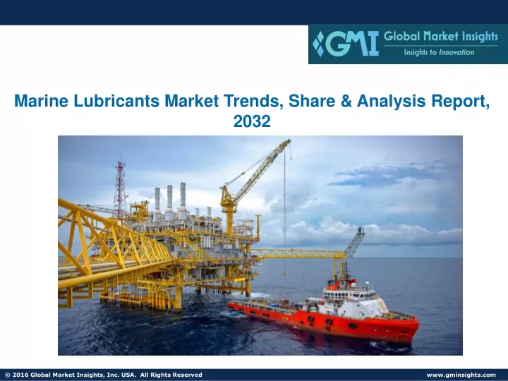 marine lubricants market trends share analysis