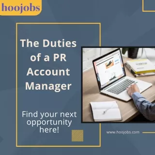 The Duties of a PR Account Manager