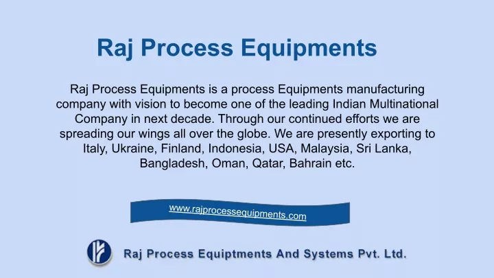 raj process equipments