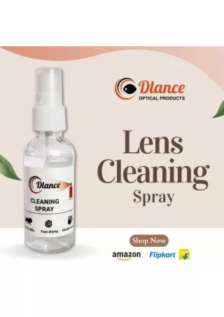 Alcohol Based Lens cleaning spray | DNB Multiapps LLP