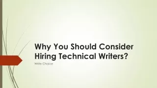 Maximize Your Productivity and Customer Satisfaction by Hiring A Technical Writer