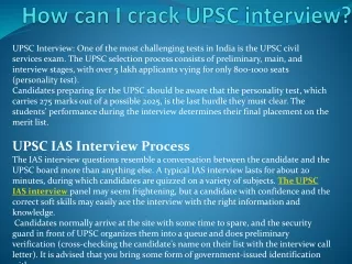 upsc interview one of the most challenging tests