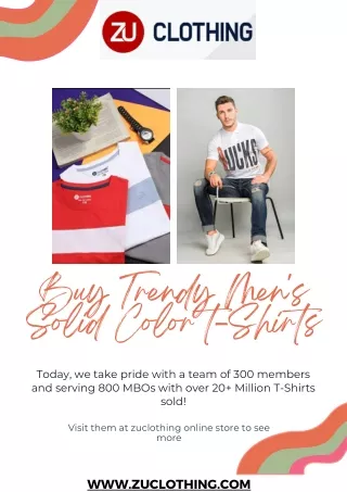 Buy Trendy Sens Solid Color T Shirts