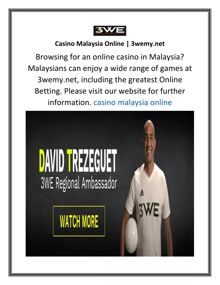 casino malaysia online 3wemy net