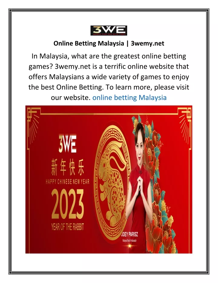 online betting malaysia 3wemy net